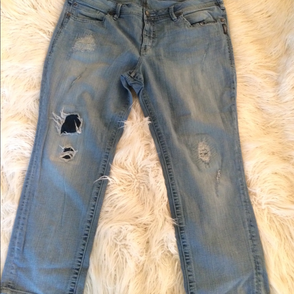 Silver jeans